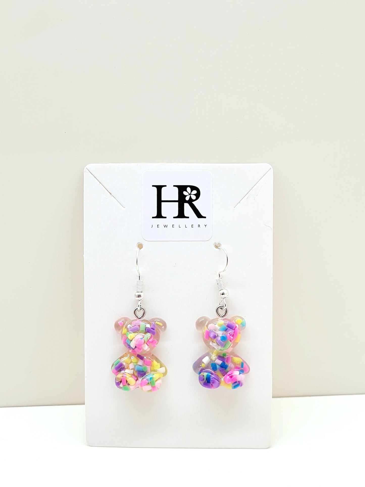 Rainbow Bear Earrings